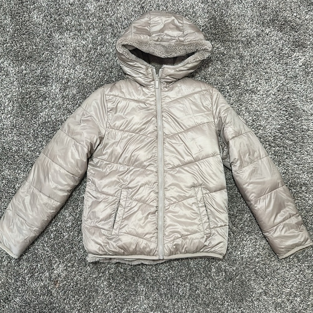Abercrombie Kids girls Cozy reversible puffer - Picture 1 of 10